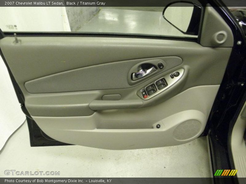 Black / Titanium Gray 2007 Chevrolet Malibu LT Sedan
