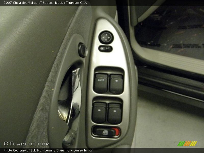 Black / Titanium Gray 2007 Chevrolet Malibu LT Sedan