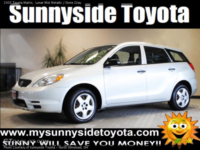 Lunar Mist Metallic / Stone Gray 2003 Toyota Matrix