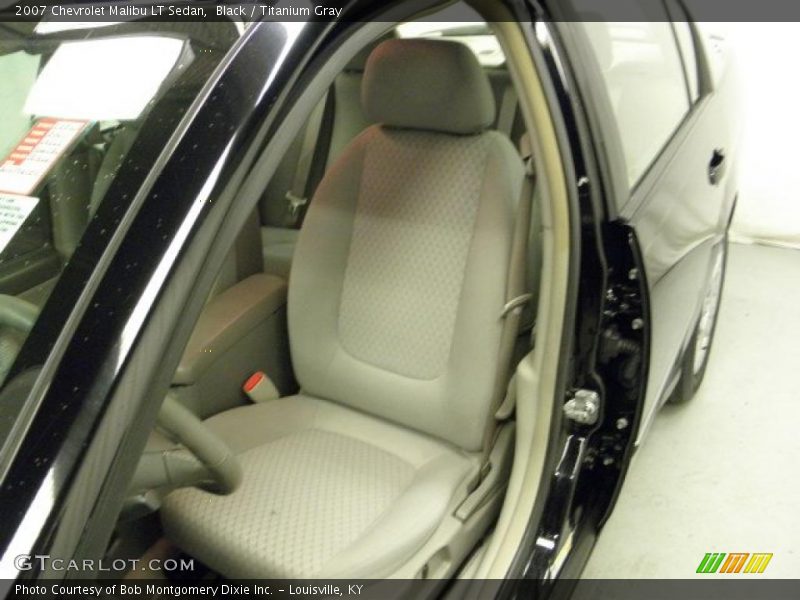 Black / Titanium Gray 2007 Chevrolet Malibu LT Sedan