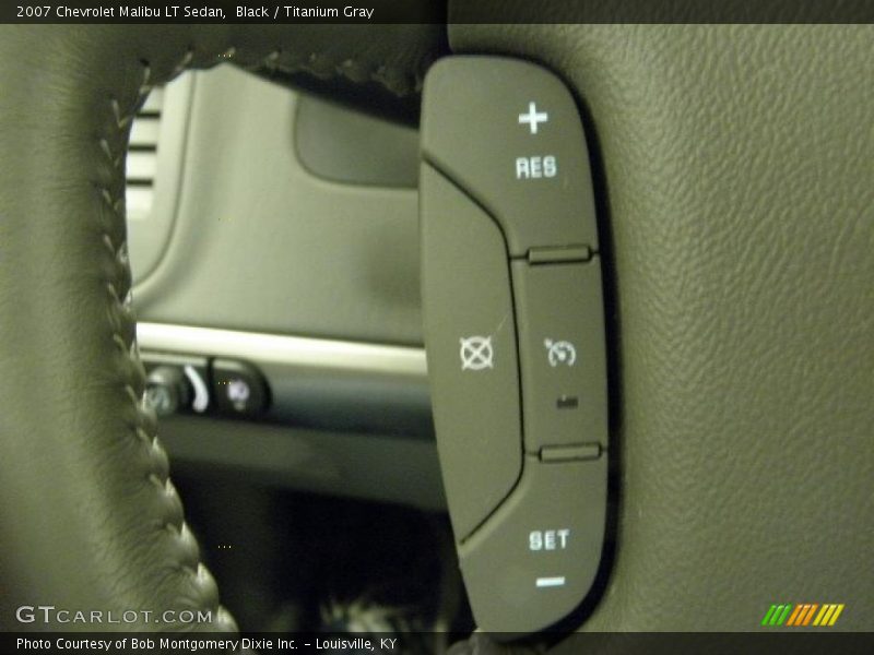 Black / Titanium Gray 2007 Chevrolet Malibu LT Sedan