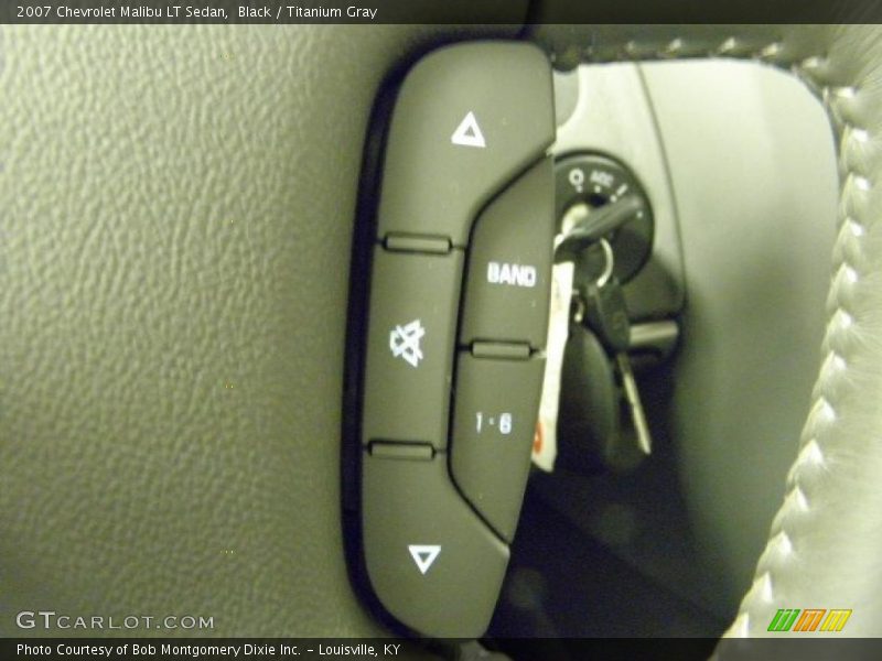 Black / Titanium Gray 2007 Chevrolet Malibu LT Sedan