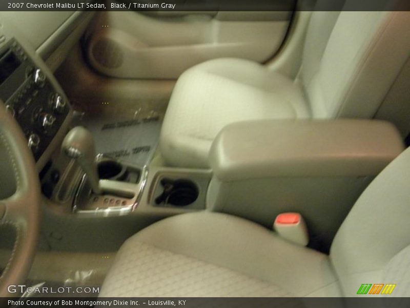 Black / Titanium Gray 2007 Chevrolet Malibu LT Sedan