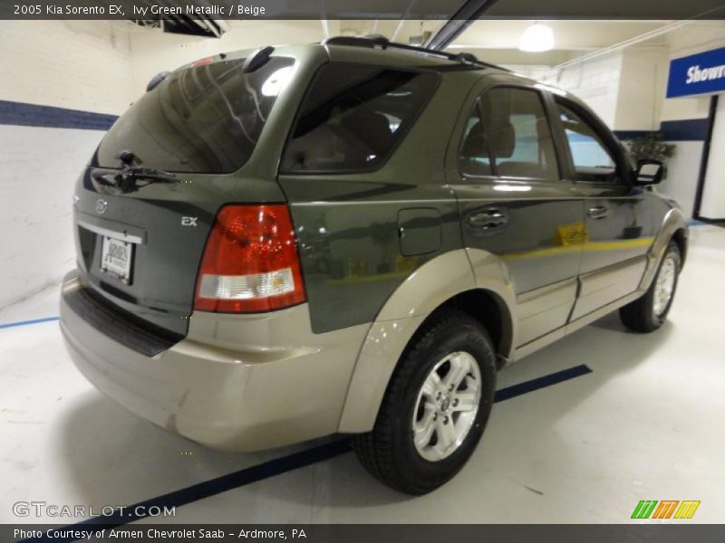 Ivy Green Metallic / Beige 2005 Kia Sorento EX