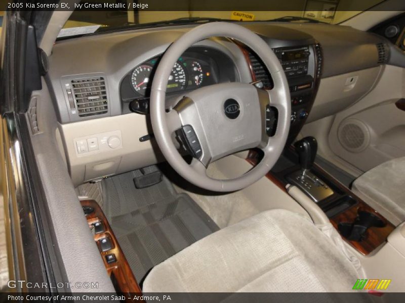 Ivy Green Metallic / Beige 2005 Kia Sorento EX