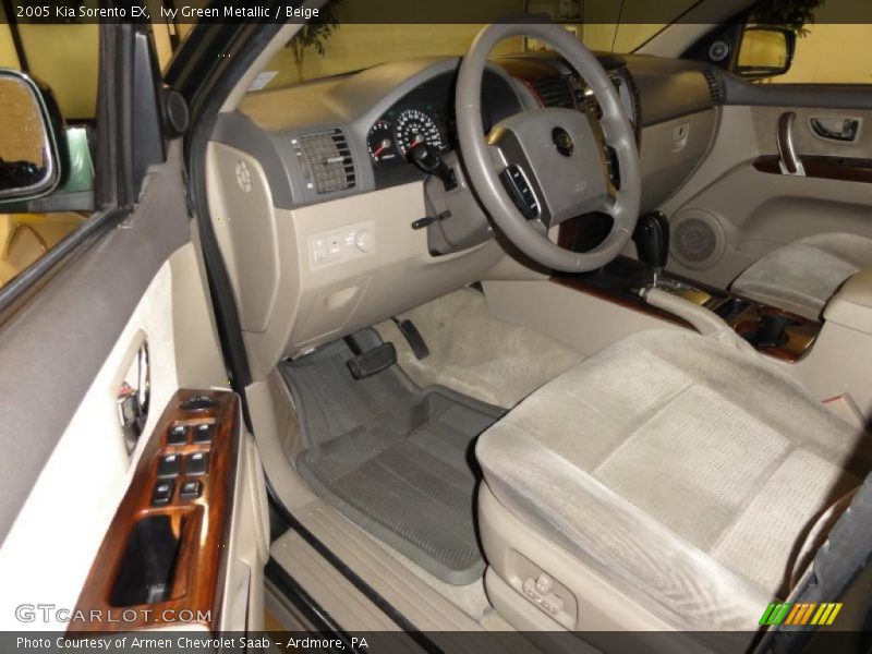 Ivy Green Metallic / Beige 2005 Kia Sorento EX