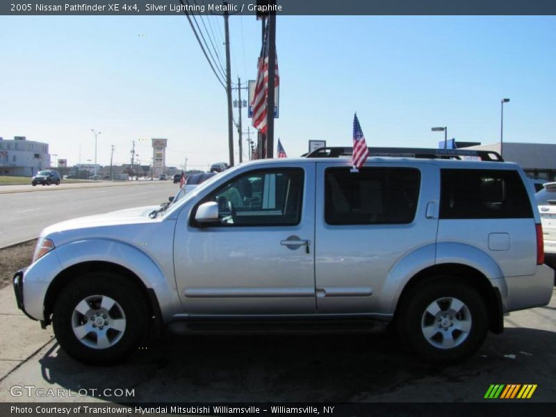 Silver Lightning Metallic / Graphite 2005 Nissan Pathfinder XE 4x4
