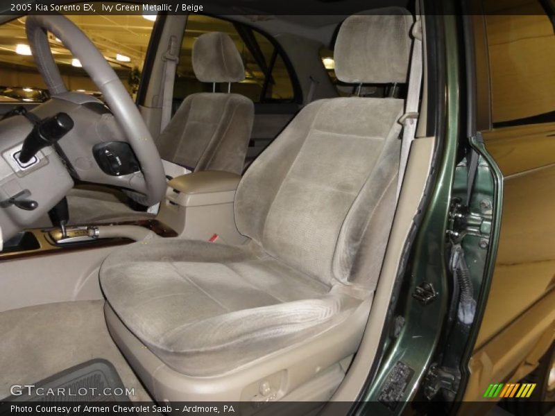 Ivy Green Metallic / Beige 2005 Kia Sorento EX