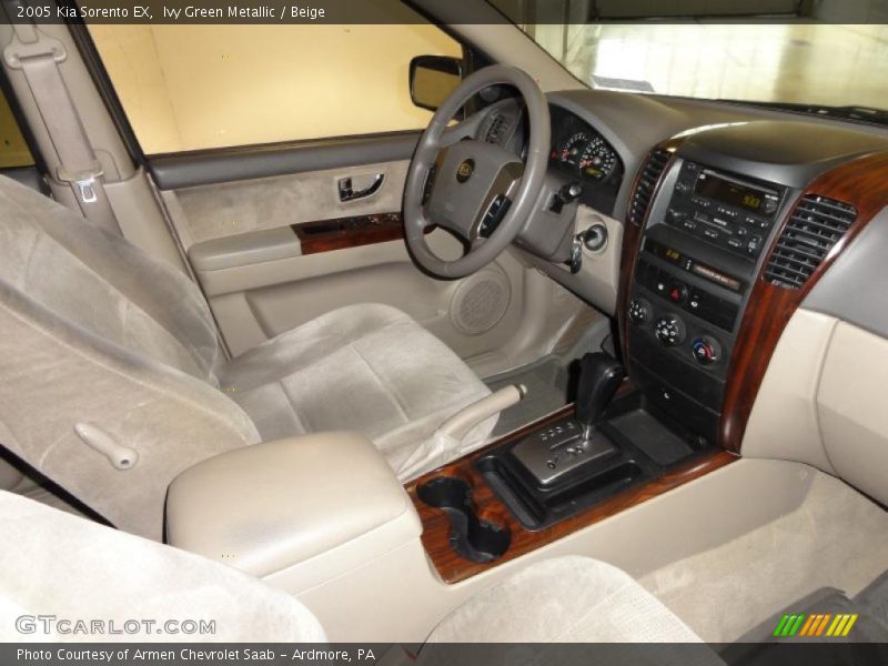 Ivy Green Metallic / Beige 2005 Kia Sorento EX