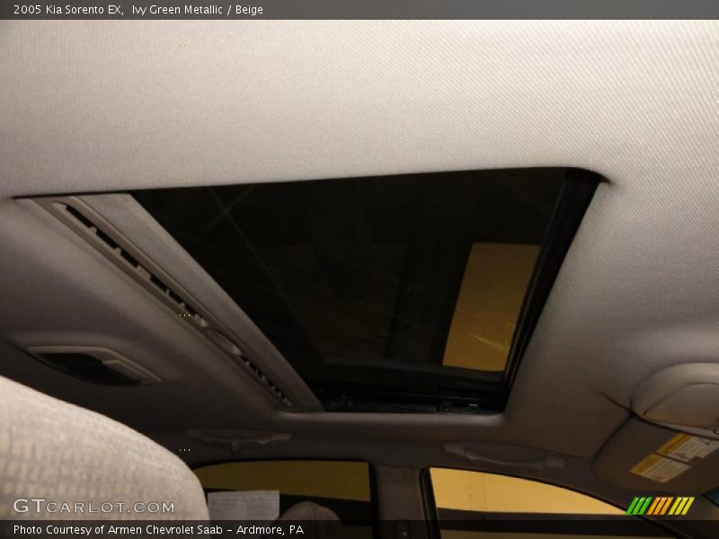 Ivy Green Metallic / Beige 2005 Kia Sorento EX