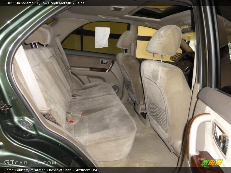 Ivy Green Metallic / Beige 2005 Kia Sorento EX