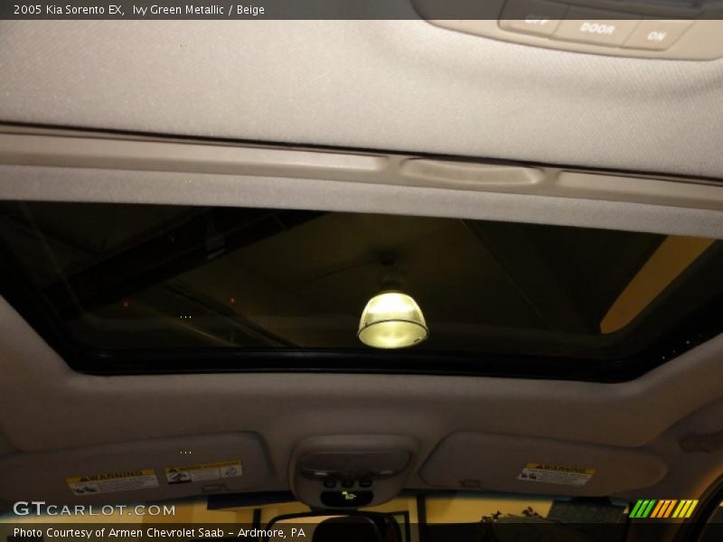 Ivy Green Metallic / Beige 2005 Kia Sorento EX
