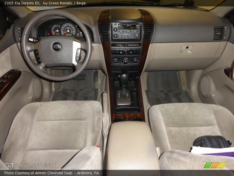 Ivy Green Metallic / Beige 2005 Kia Sorento EX