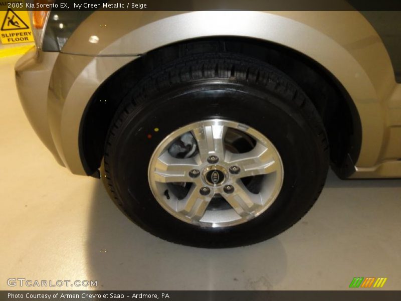 Ivy Green Metallic / Beige 2005 Kia Sorento EX
