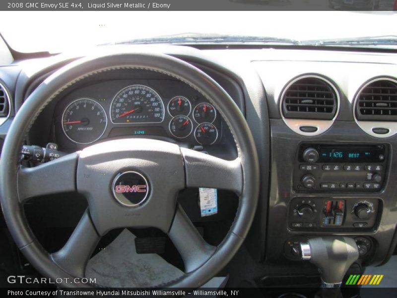 Liquid Silver Metallic / Ebony 2008 GMC Envoy SLE 4x4