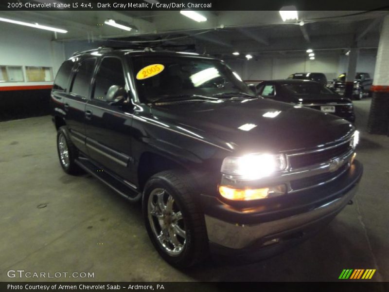 Dark Gray Metallic / Gray/Dark Charcoal 2005 Chevrolet Tahoe LS 4x4