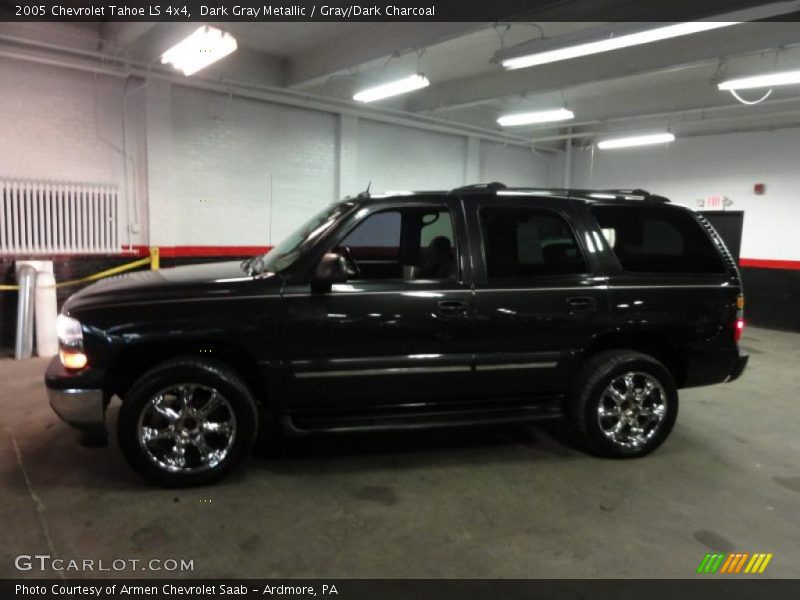 Dark Gray Metallic / Gray/Dark Charcoal 2005 Chevrolet Tahoe LS 4x4