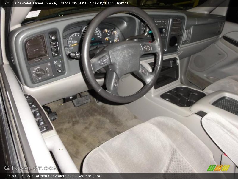 Dark Gray Metallic / Gray/Dark Charcoal 2005 Chevrolet Tahoe LS 4x4