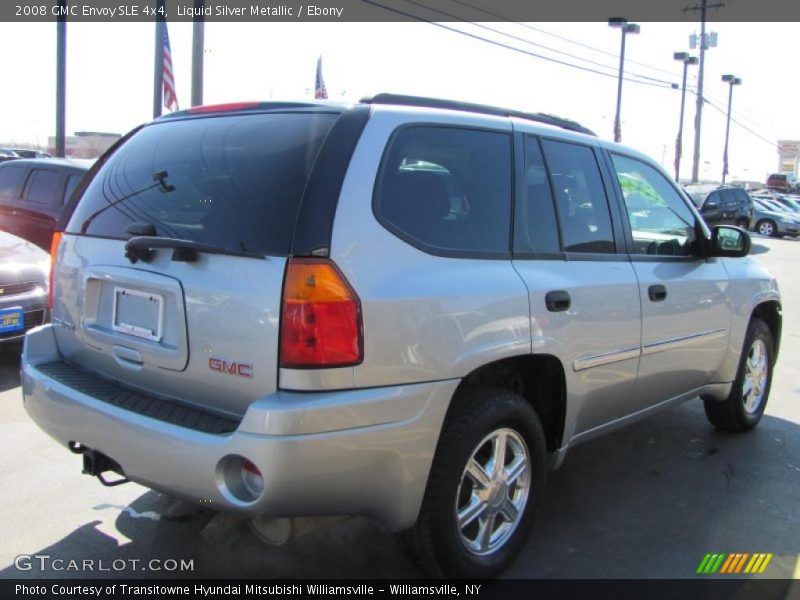 Liquid Silver Metallic / Ebony 2008 GMC Envoy SLE 4x4