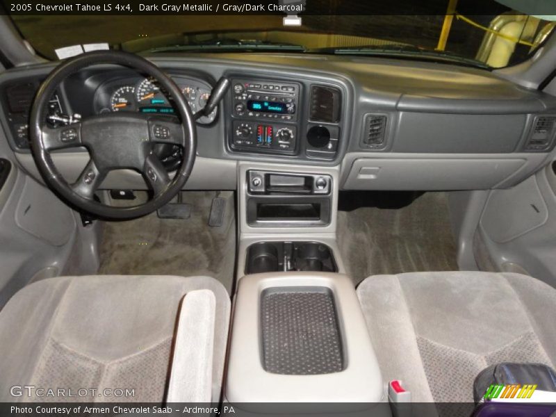 Dark Gray Metallic / Gray/Dark Charcoal 2005 Chevrolet Tahoe LS 4x4