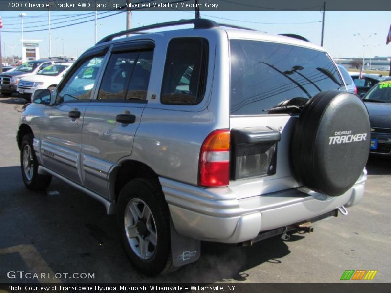 Silverleaf Metallic / Medium Gray 2003 Chevrolet Tracker 4WD Hard Top