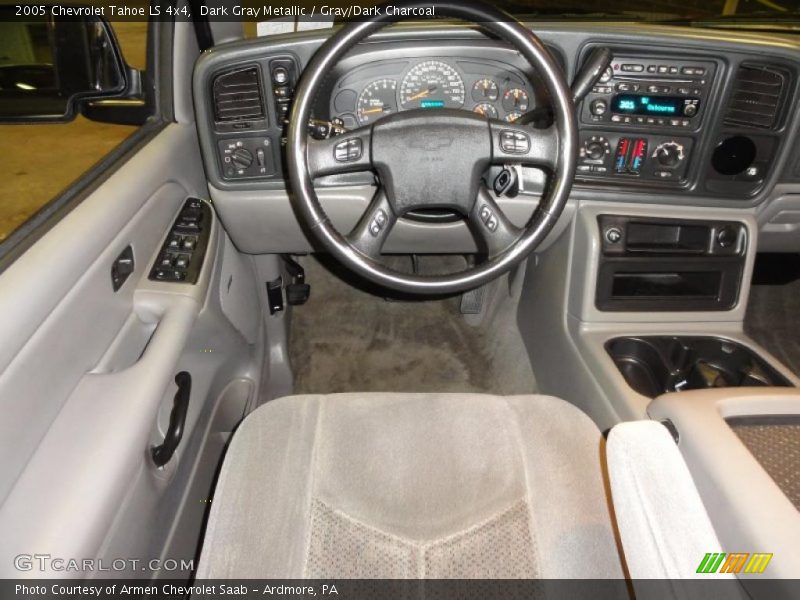 Dark Gray Metallic / Gray/Dark Charcoal 2005 Chevrolet Tahoe LS 4x4