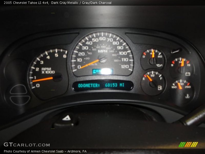Dark Gray Metallic / Gray/Dark Charcoal 2005 Chevrolet Tahoe LS 4x4