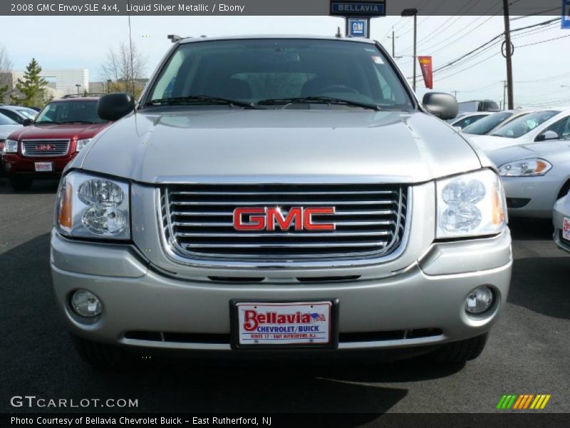 Liquid Silver Metallic / Ebony 2008 GMC Envoy SLE 4x4