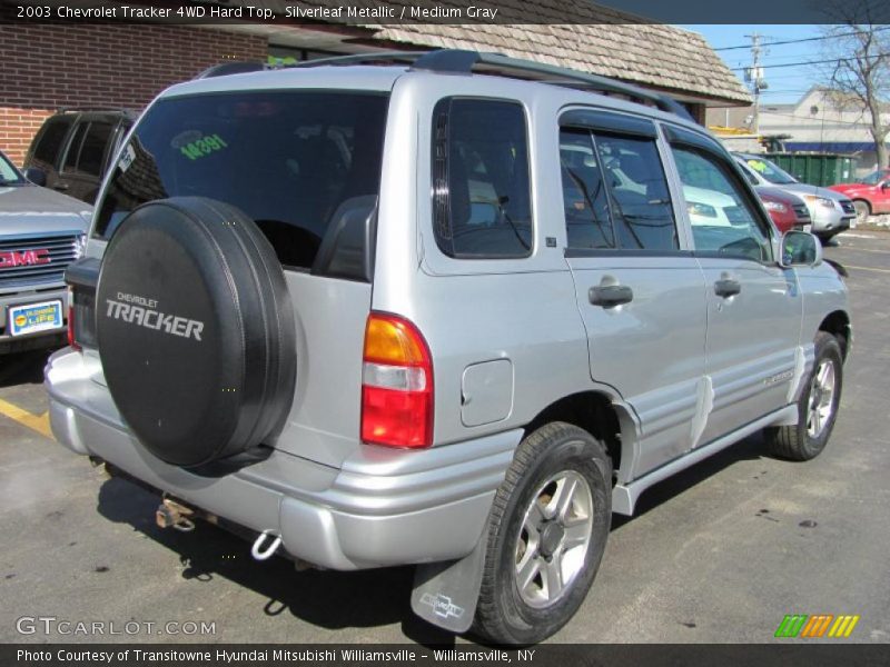  2003 Tracker 4WD Hard Top Silverleaf Metallic
