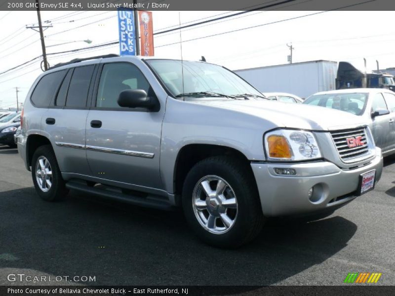 Liquid Silver Metallic / Ebony 2008 GMC Envoy SLE 4x4