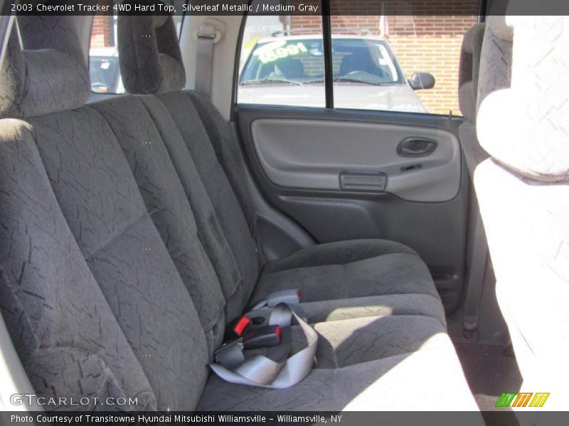 Silverleaf Metallic / Medium Gray 2003 Chevrolet Tracker 4WD Hard Top