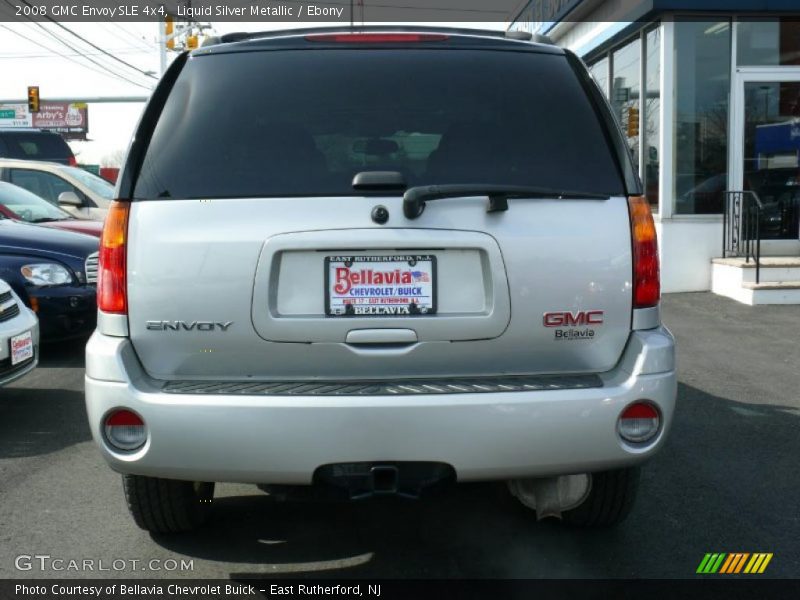 Liquid Silver Metallic / Ebony 2008 GMC Envoy SLE 4x4