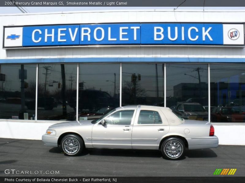 Smokestone Metallic / Light Camel 2007 Mercury Grand Marquis GS