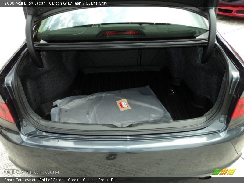 Carbon Gray Pearl / Quartz Gray 2008 Acura TSX Sedan