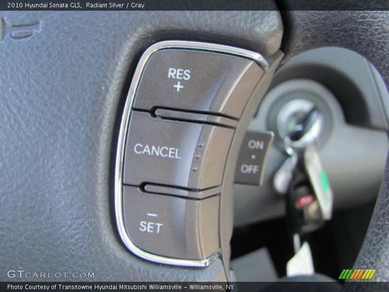 Radiant Silver / Gray 2010 Hyundai Sonata GLS