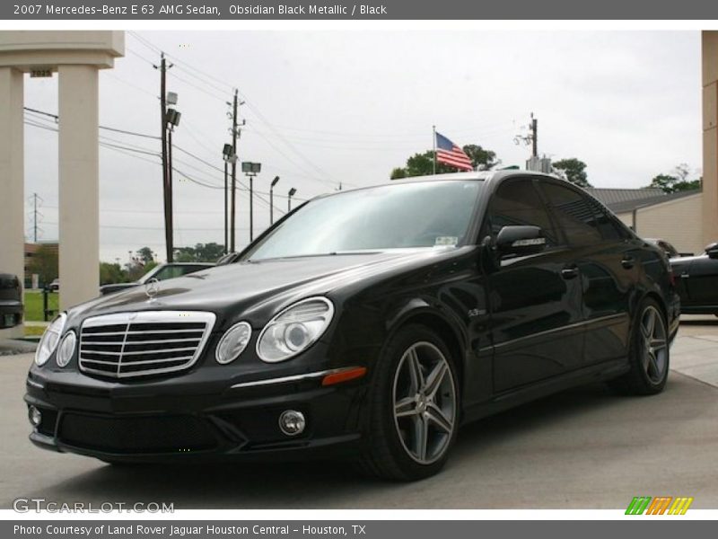 Obsidian Black Metallic / Black 2007 Mercedes-Benz E 63 AMG Sedan