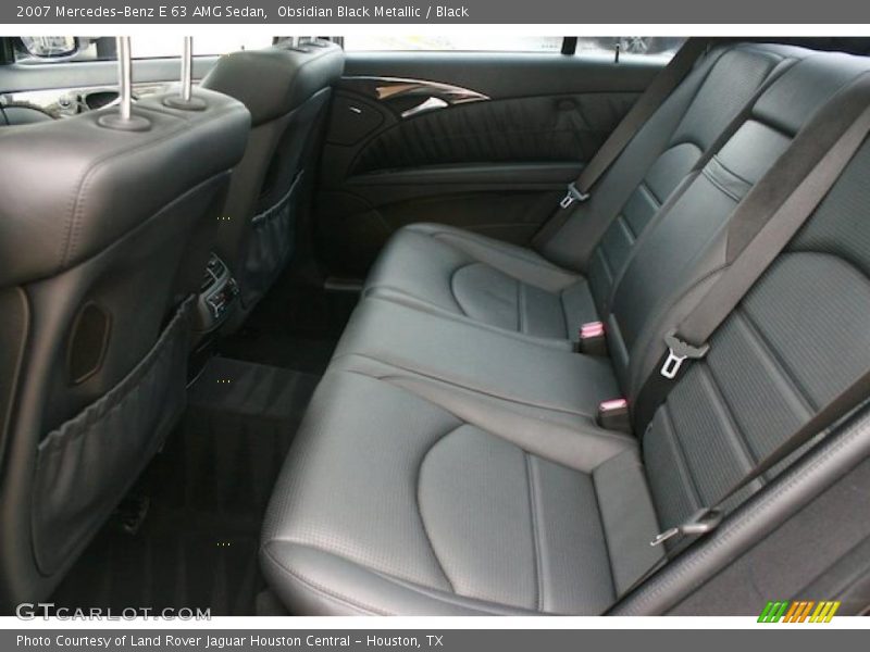  2007 E 63 AMG Sedan Black Interior