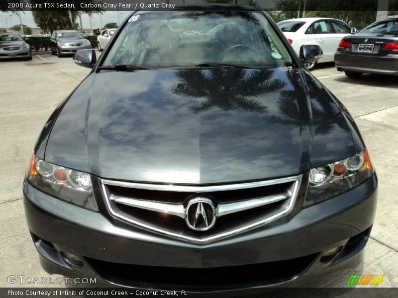 Carbon Gray Pearl / Quartz Gray 2008 Acura TSX Sedan