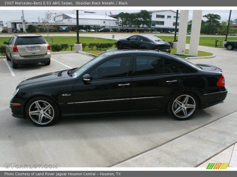 Obsidian Black Metallic / Black 2007 Mercedes-Benz E 63 AMG Sedan