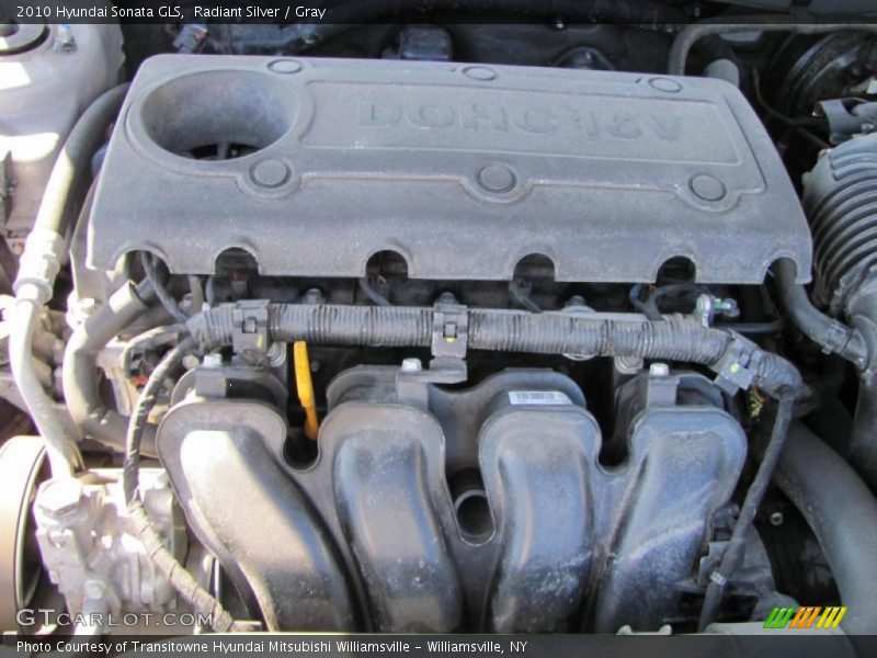 Radiant Silver / Gray 2010 Hyundai Sonata GLS