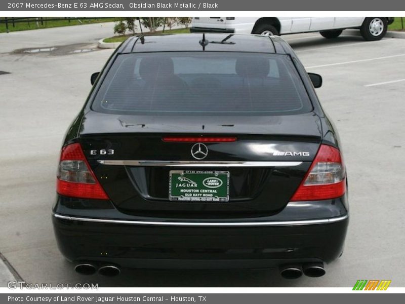 Obsidian Black Metallic / Black 2007 Mercedes-Benz E 63 AMG Sedan