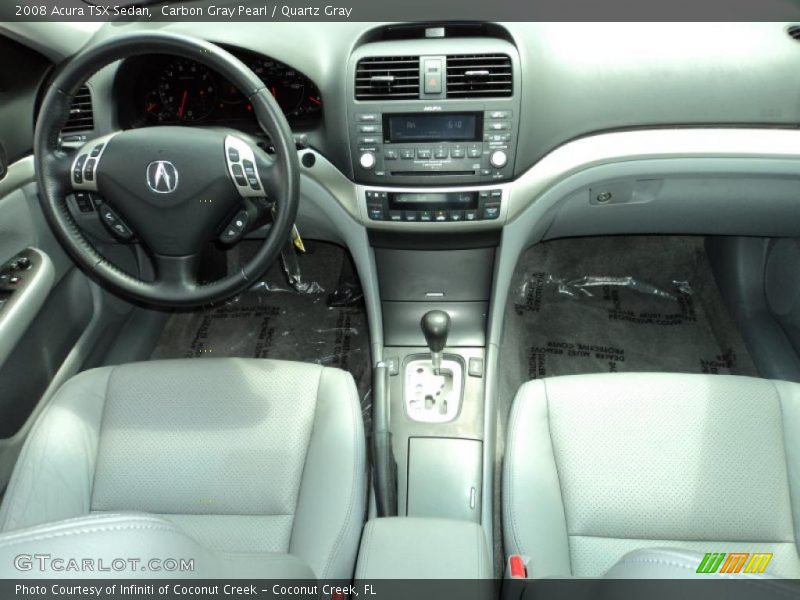 Carbon Gray Pearl / Quartz Gray 2008 Acura TSX Sedan