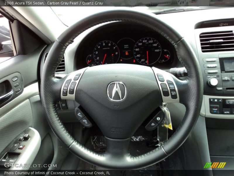 Carbon Gray Pearl / Quartz Gray 2008 Acura TSX Sedan