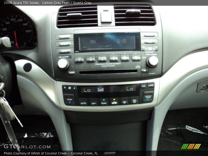 Carbon Gray Pearl / Quartz Gray 2008 Acura TSX Sedan