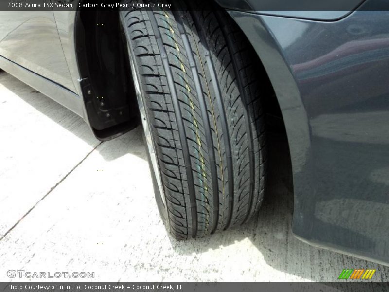 Carbon Gray Pearl / Quartz Gray 2008 Acura TSX Sedan