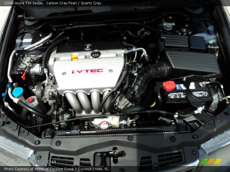 Carbon Gray Pearl / Quartz Gray 2008 Acura TSX Sedan