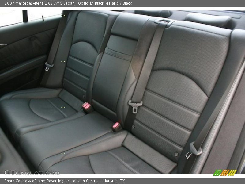  2007 E 63 AMG Sedan Black Interior