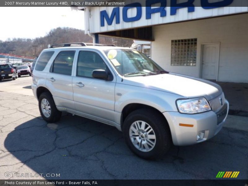Black / Black/Light Parchment 2007 Mercury Mariner Luxury 4WD