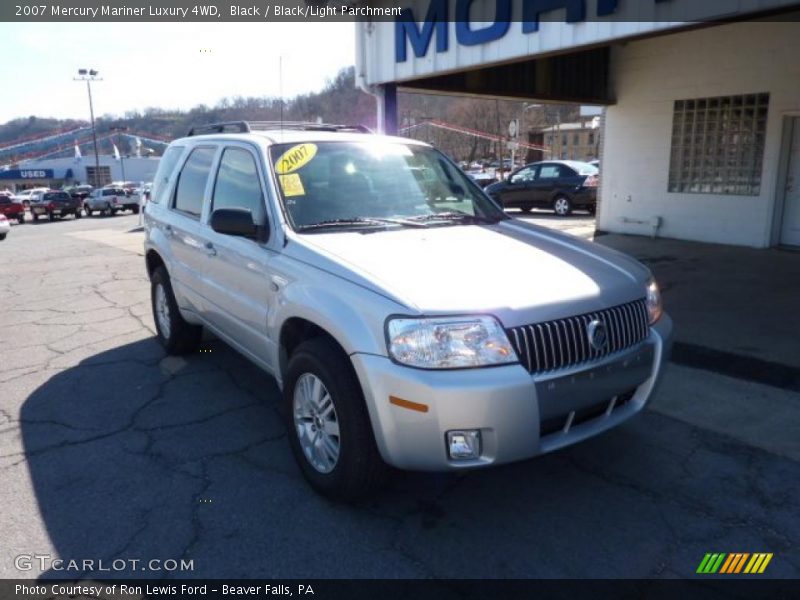 Black / Black/Light Parchment 2007 Mercury Mariner Luxury 4WD