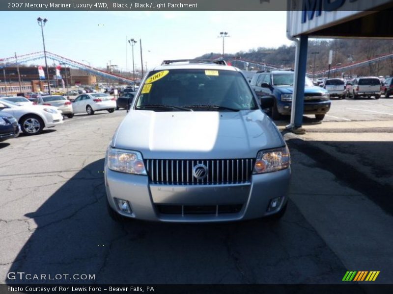 Black / Black/Light Parchment 2007 Mercury Mariner Luxury 4WD